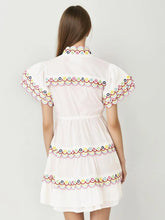 Drawstring Short Sleeve Shirt Dress